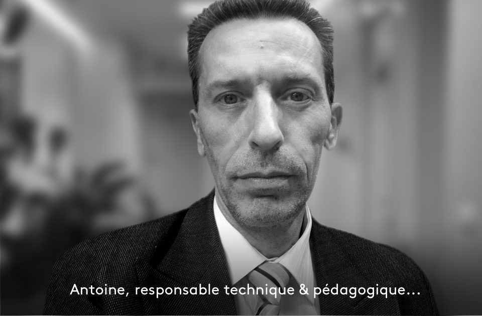 Antoine, responsable technique et pédagogique chez APCL Formation et Coaching