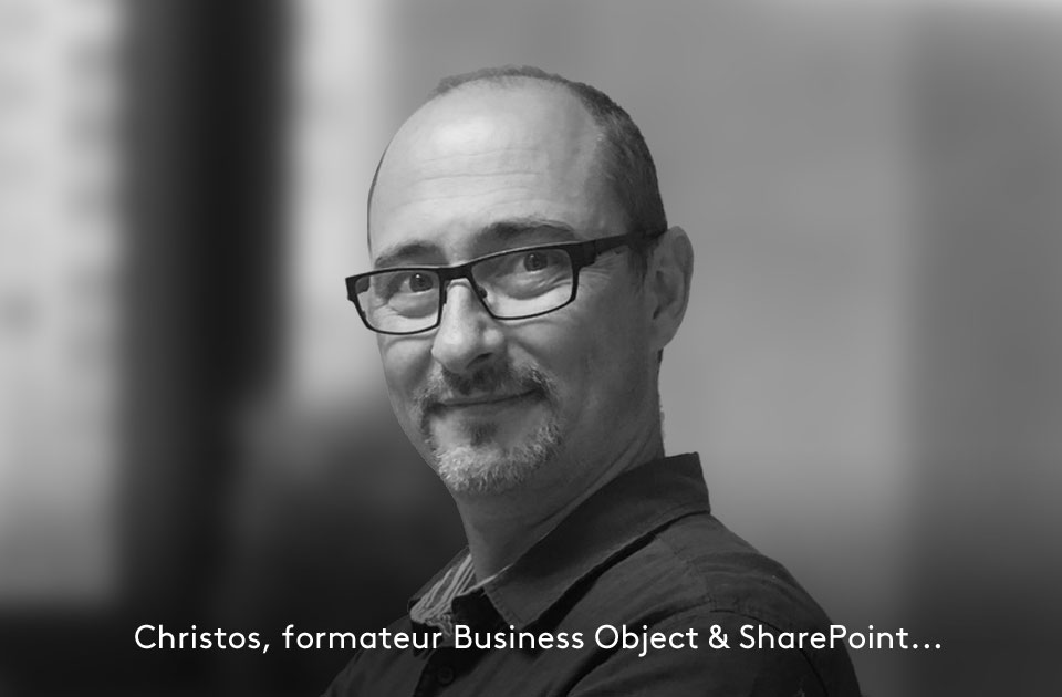 Nos formateurs : Christos formateur Business Object et SharePoint